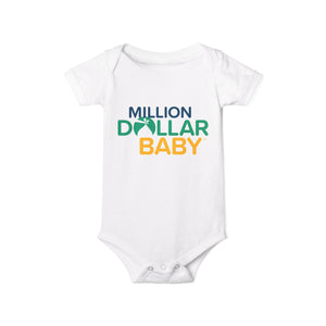 Million Dollar Baby Infant One Piece - Cute Baby Bodysuit for Newborns and Toddlers